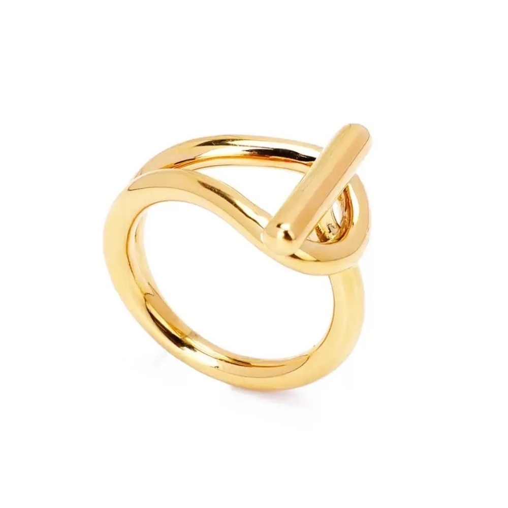 Elegant Gold Women's Ring - Picture 1 of 2